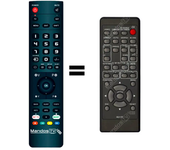 Mandos.tv CPX401 para HITACHI mando a distancia programado