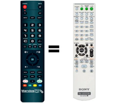 Mandos.tv HCD-DZ810W para SONY mando a distancia programado