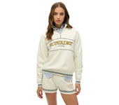Superdry Sudadera Con Media Cremallera Country Club Loose