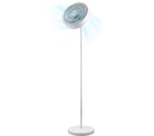 Ventilador de Pie - Cecotec EnergySilence FanLamp - 36W, Aro LED, Aire Reversible, Control Táctil y Mando a Distancia