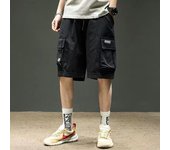 Cargo shorts men's summer loose-fitting five-point pants multi-pocket functional sports pants