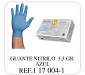 2 CAJAS Guantes Rubberex de Nitrilo Desechables Sin Látex AZUL - TOTAL 200 Pcs 100 Pcs / Caja