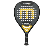 MYSTICA LEGACY HYBRID YELLOW 2024, pala de pádel para jugadores de nivel intermedio con molde híbrido balance medio, con núcleo de goma EVA y caras de fibra de vidrio de alta calidad y resistencia.