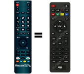 Mandos.tv K1-MINI para KOQIT mando a distancia programado