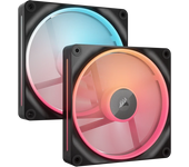 Corsair iCUE LINK LX140-R RGB Carcasa del ordenador Ventilador 14 cm Negro 2 pieza(s)