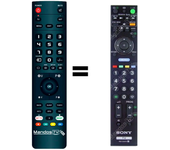 Mandos.tv RM-GA011 para SONY mando a distancia programado