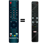 Mandos.tv RC802N2 para TCL mando a distancia programado