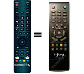 Mandos.tv TDT-DIAMOND para I-JOY mando a distancia programado