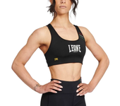 Ropa mujer Tops y sujetadores deportivos Leone1947 Top Deportivo Flag Negro