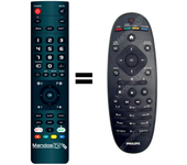 Mandos.tv HTS7202/12 para PHILIPS mando a distancia programado