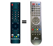 Mandos.tv 9801 para IRIS mando a distancia programado