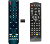Mandos.tv EASYHOME-DVBT-HDTOPBOX para BEST-BUY mando a distancia programado