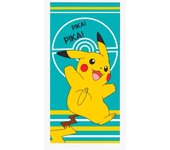 Toalla de playa y piscina Pokémon Pikachu 70x140 cm | Diseño oficial, suave, absorbente y secado rápido | Toalla infantil para verano, fans de Pokémon