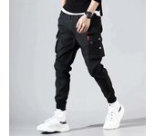 2024 spring and summer new Japanese loose leg casual pants men's fashion brand all simple and comfortable overalls