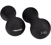 Avento Mancuerna 3kg Weight 2 Units Negro