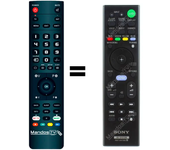 Mando a distancia programado para TV modelo SA-NT3 de SONY