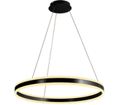 LÚZETE - LÁMPARA DE TECHO LED 82 W 4000K NEGRO ISADORA ALM-APOL
