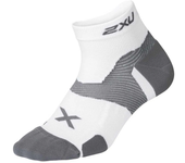 2xu Calcetines Vector Cushion 1/4 Crew Blanco