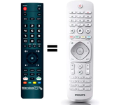 Mando a distancia programado para TV modelo 48PFS6719 12 de PHILIPS