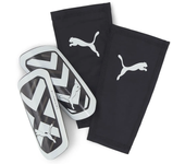Material fútbol Protecciones Puma Espinilleras Ultra Flex Gris