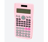 Calculadora Científica, 2 Líneas Muestran, Negro Rosa Azul. 249 funciones