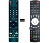 Mandos.tv 32WLG66 para TOSHIBA mando a distancia programado