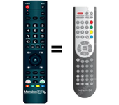 Mandos.tv DSL19V1WCD COMBI para DAEWOO mando a distancia programado