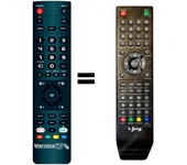 Mandos.tv ILED24SGB02 (V2) para I-JOY mando a distancia programado
