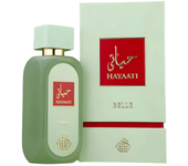 Perfume árabe de mujer Hayaati Belle Fragance World 100ml, Fragancia de mujer irresistible ,duradera. sofisticada, Colonia oriental de mujer lujosa NOVEDAD