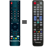 Mando a distancia programado para TV modelo LE32C575J1 de SAMSUNG