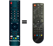 Mandos.tv STORE TV PLUS para TOSHIBA mando a distancia programado