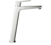 GME Marriot Grifo monomando caño alto para lavabo fabricado en latón con un acabado en color cromado 3154