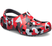 Calzado hombre Zuecos Crocs Zuecos Geo Camo Rojo