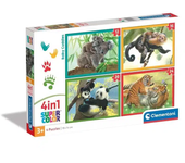 Puzzle animales progresivo 4 en 1 Baby Cuddles Clementoni 21532 CLEMENTONI