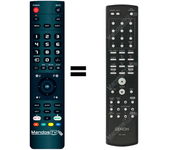 Mandos.tv RCD-M37 para DENON mando a distancia programado