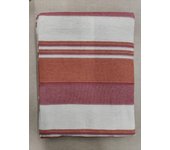 Colcha Multiusos XXL para Sofá y Cama, Manta Foulard Raya  60% Algodón 40% Poliéster  230 x 260 cm  Ethnikulture