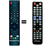 Mando a distancia programado para TV modelo LE32C654M1 de SAMSUNG