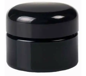 Camassia Tarro de cristal violeta 5 ml | Cristal violeta | Tarro de vidrio violeta con tapa