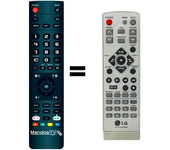 Mandos.tv LX-U250 para LG mando a distancia programado