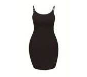 Plus Size Women's Basic Halter Vest Long  Fashion Dress