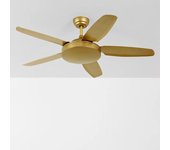 ORION91 Ventilador de Techo 40w Silencioso Ø132 cm Color Oro Función Verano/Invierno- SpazioLuzio