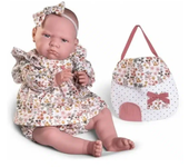 Mi Primer Reborn Berta bolsita casita 52 cm Antonio Juan 81385