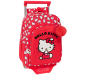 Safta Mochila Con Ruedas Trolley Hello Kitty Iconic