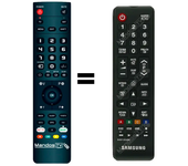 Mando a distancia programado para TV modelo UE50NU7472 de SAMSUNG
