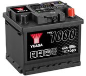 Batería coche Yuasa YBX1063 -12V 40Ah 360A   24 meses de garantía