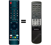 Mandos.tv CDP-XE310 para SONY mando a distancia programado