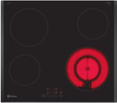 Placas de cocción - Balay Vitrocerámica Balay 3EB721LR, 4 zonas de fuego, 592 mm, Negro.
