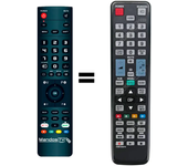 Mando a distancia programado para TV modelo UE46D6380 de SAMSUNG