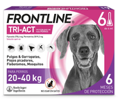 Pipetas para perro grande, de 20 - 40 kg, 6 pip