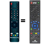 Mandos.tv NS-2970HHB para NPG mando a distancia programado